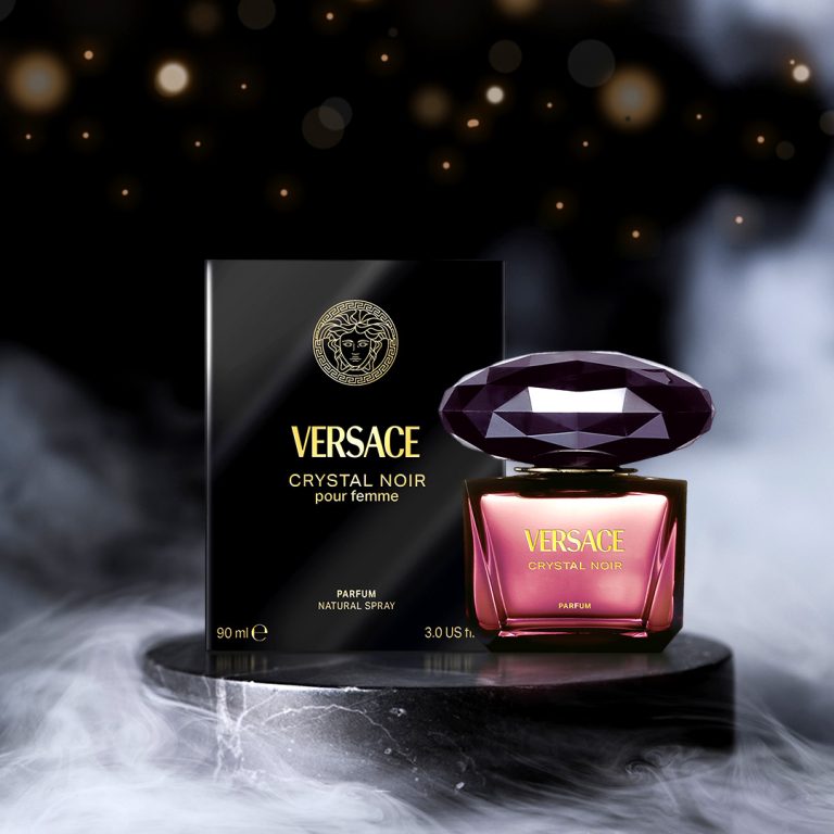 معرفی عطر ادکلن ورساچه کریستال نویر ادوپرفیوم (ورساچه مشکی) | Versace Crystal Noir 90 ml