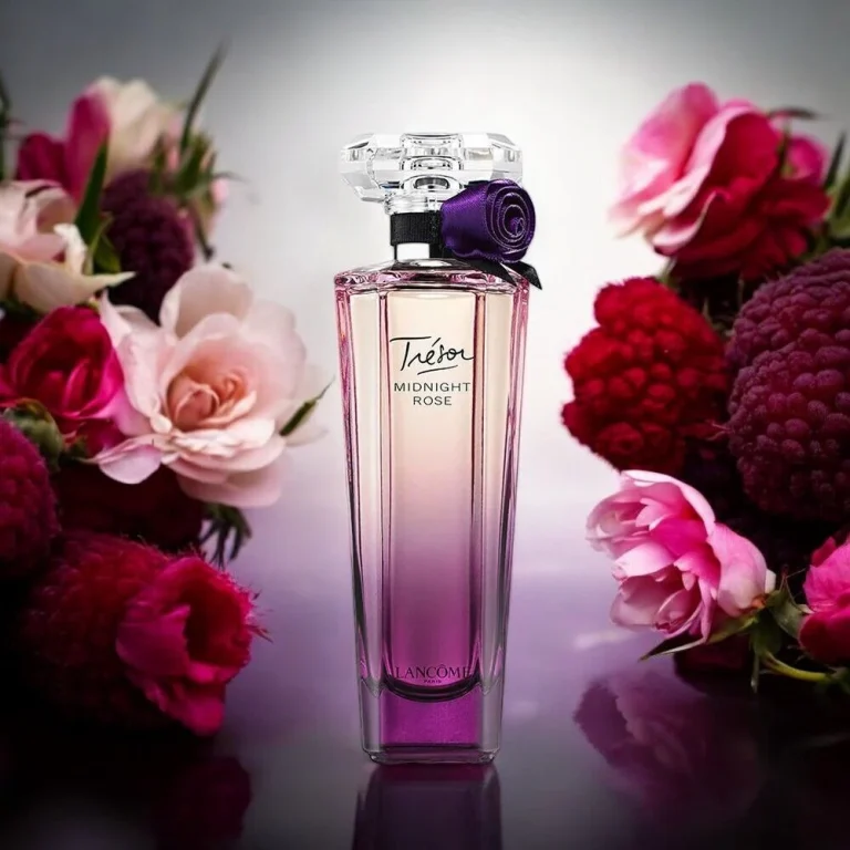 معرفی عطر ادکلن لانکوم ترزور میدنایت رز | Lancome Tresor Midnight Rose 50ml